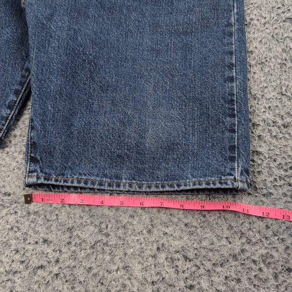 Levi's 505 Shorts Adult 42 Blue Chore Streetwear Summer Y2K Casual Denim Men - Picture 7 of 8